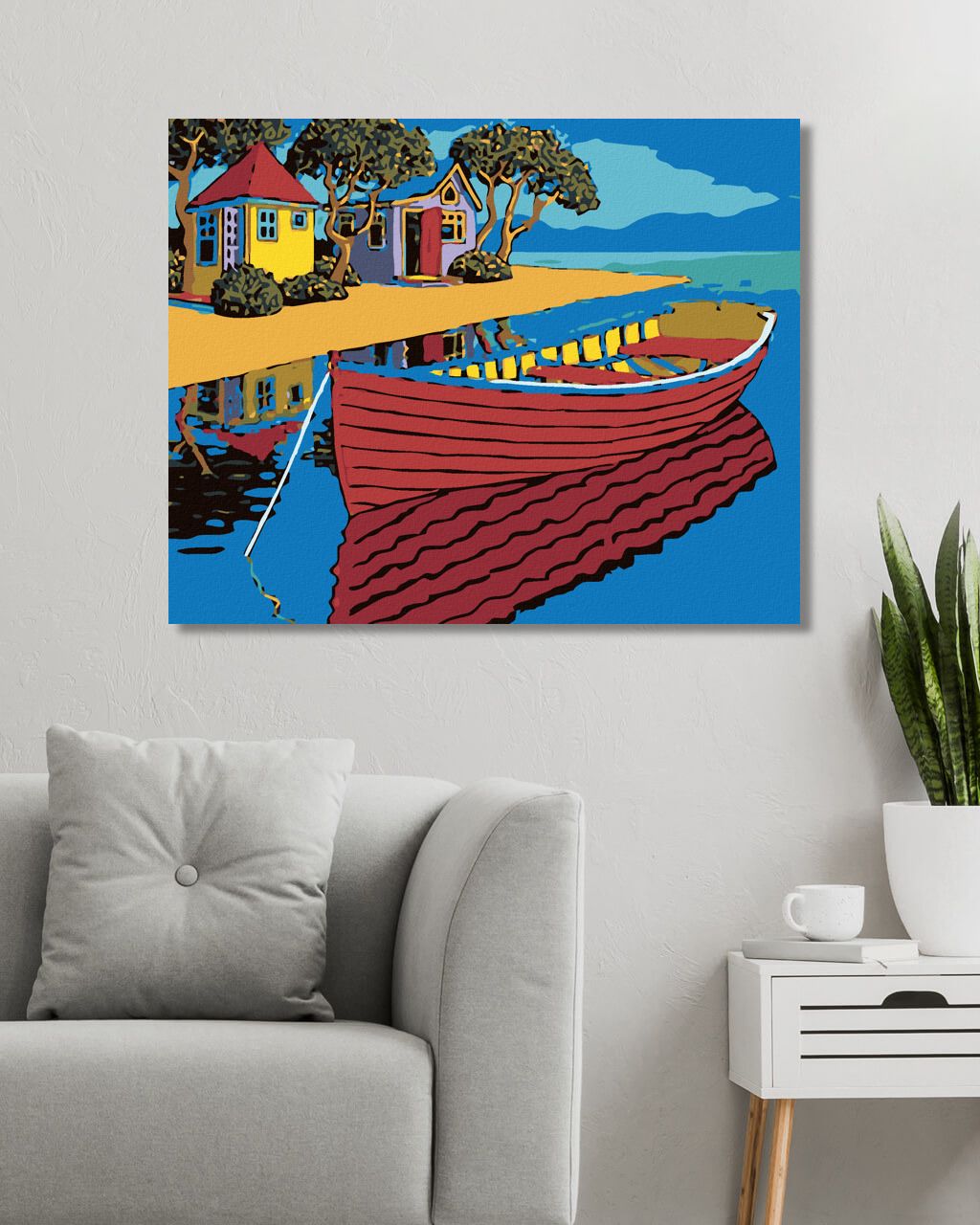 zuty Malování podle čísel - PRAMICE - Rozměr: 40x50 cm, Rámování: Varianta: vypnuté plátno na rám - obrázek 10