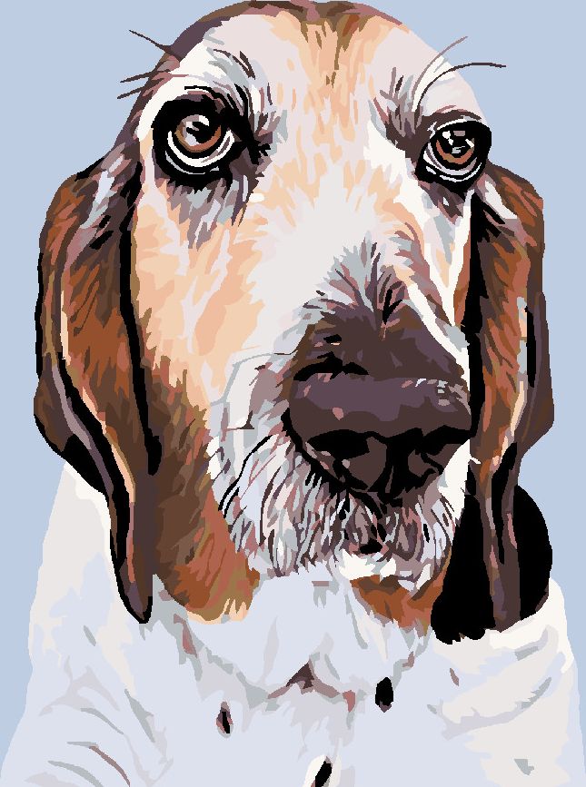 zuty Malování podle čísel - BASET - Rozměr: 40x50 cm, Rámování: Varianta: vypnuté plátno na rám - obrázek 5
