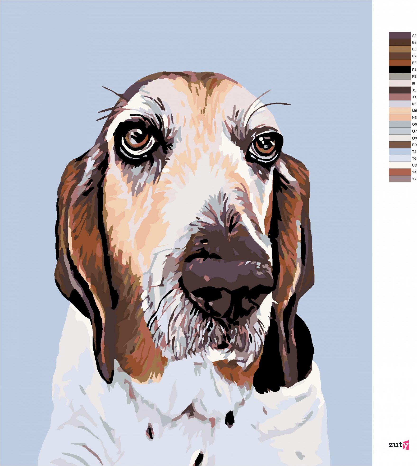 zuty Malování podle čísel - BASET - Rozměr: 40x50 cm, Rámování: Varianta: vypnuté plátno na rám - obrázek 10