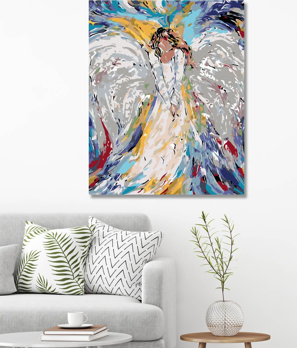 zuty Malování podle čísel - ANDĚLSKÁ ŽENA - Rozměr: 40x50 cm, Rámování: Varianta: vypnuté plátno na rám - obrázek 10