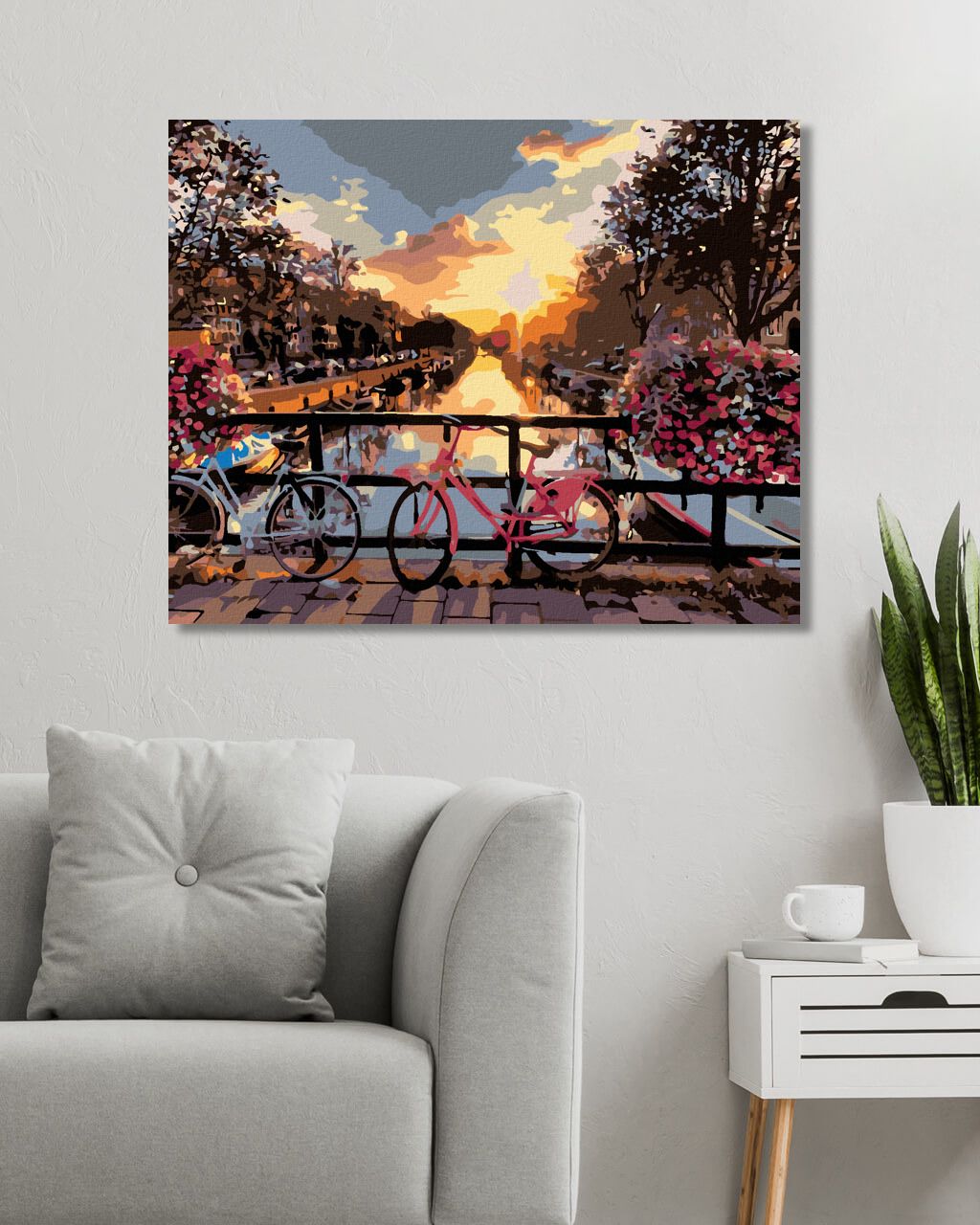 zuty Malování podle čísel - KOLA A KVĚTINY - Rozměr: 40x50 cm, Rámování: Varianta: vypnuté plátno na rám - obrázek 5