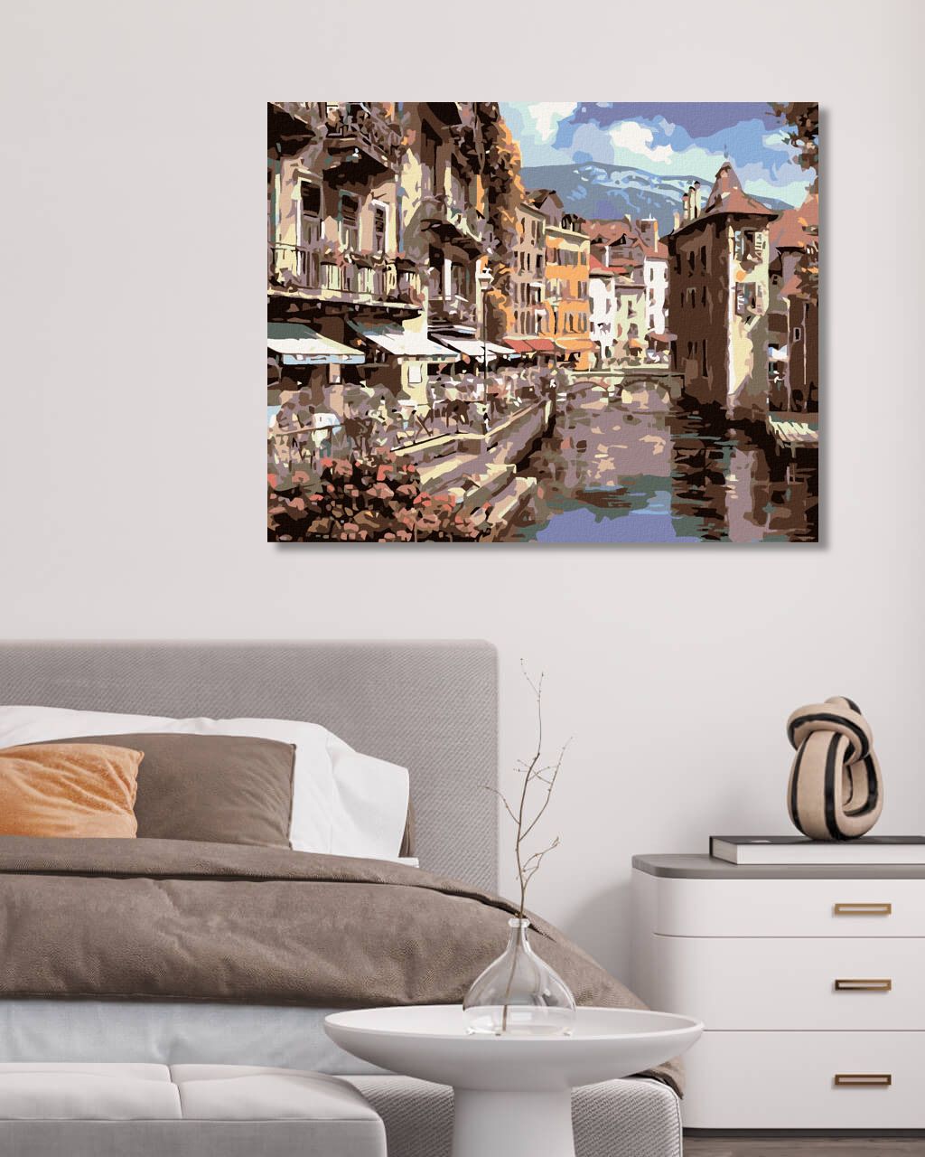 zuty Malování podle čísel - MĚSTO NA ŘECE - Rozměr: 40x50 cm, Rámování: Varianta: bez rámu a bez vypnutí plátna - obrázek 17