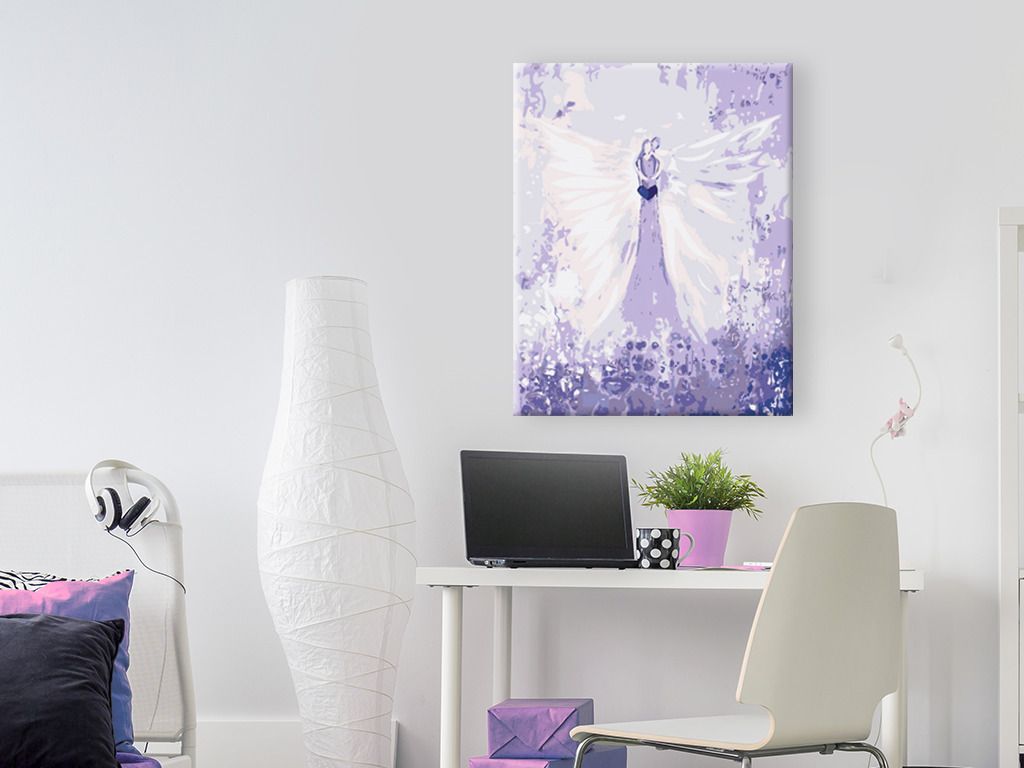 zuty Malování podle čísel - ANDĚLÉ OD LENKY - EMBRACE ANGEL - Rozměr: 40x50 cm, Rámování: Varianta: bez rámu a bez vypnutí plátna - obrázek 9