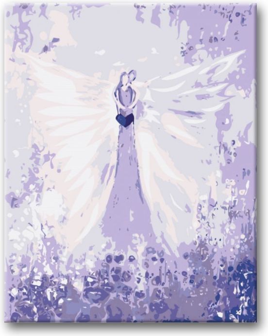 zuty Malování podle čísel - ANDĚLÉ OD LENKY - EMBRACE ANGEL - Rozměr: 40x50 cm, Rámování: Varianta: bez rámu a bez vypnutí plátna - obrázek 17