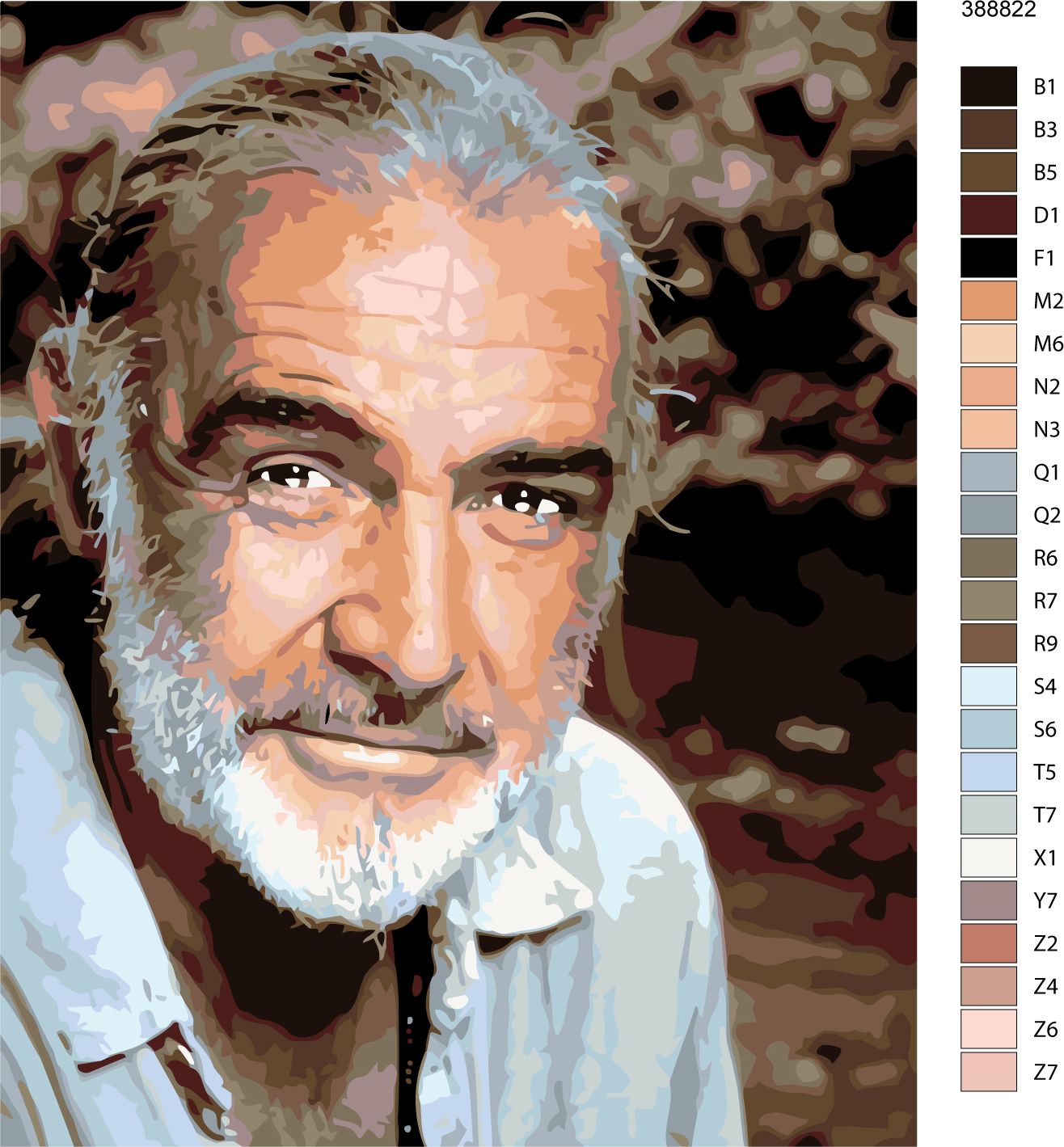 zuty Malování podle čísel - SEAN CONNERY - Rozměr: 40x50 cm, Rámování: Varianta: vypnuté plátno na rám - obrázek 8