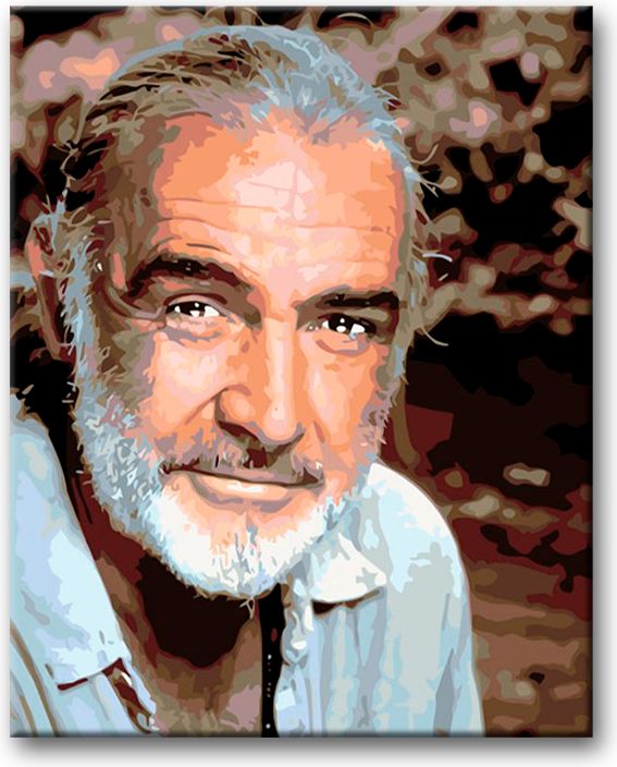 zuty Malování podle čísel - SEAN CONNERY - Rozměr: 40x50 cm, Rámování: Varianta: vypnuté plátno na rám - obrázek 13
