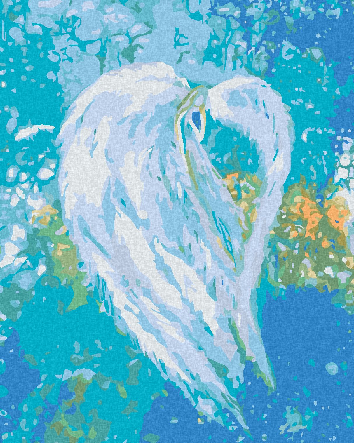zuty Malování podle čísel - ANDĚLÉ OD LENKY - FREEDOM ANGEL - Rozměr: 40x50 cm, Rámování: Varianta: bez rámu a bez vypnutí plátna - obrázek 1