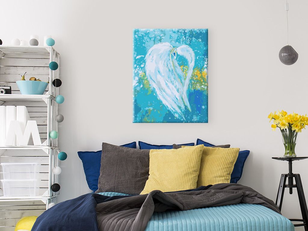 zuty Malování podle čísel - ANDĚLÉ OD LENKY - FREEDOM ANGEL - Rozměr: 40x50 cm, Rámování: Varianta: bez rámu a bez vypnutí plátna - obrázek 2