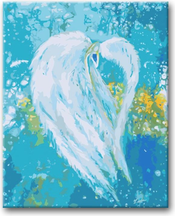 zuty Malování podle čísel - ANDĚLÉ OD LENKY - FREEDOM ANGEL - Rozměr: 40x50 cm, Rámování: Varianta: bez rámu a bez vypnutí plátna - obrázek 9