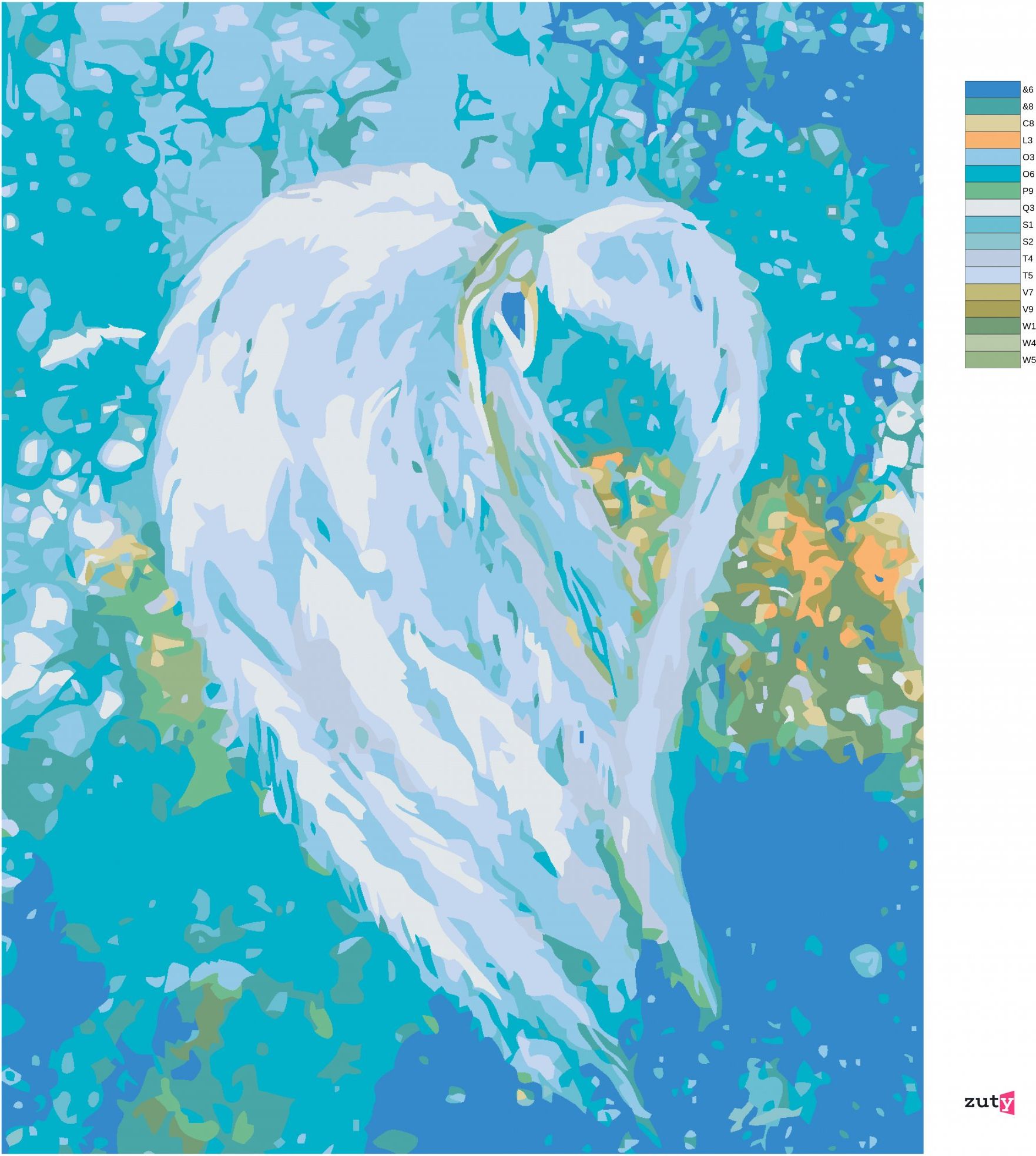 zuty Malování podle čísel - ANDĚLÉ OD LENKY - FREEDOM ANGEL - Rozměr: 40x50 cm, Rámování: Varianta: bez rámu a bez vypnutí plátna - obrázek 12