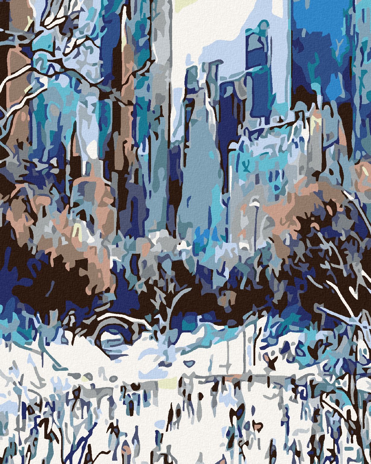 zuty Malování podle čísel - BRUSLENÍ V NEW YORKU - Rozměr: 40x50 cm, Rámování: Varianta: vypnuté plátno na rám - obrázek 1