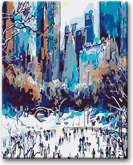 zuty Malování podle čísel - BRUSLENÍ V NEW YORKU - Rozměr: 40x50 cm, Rámování: Varianta: vypnuté plátno na rám - obrázek 6
