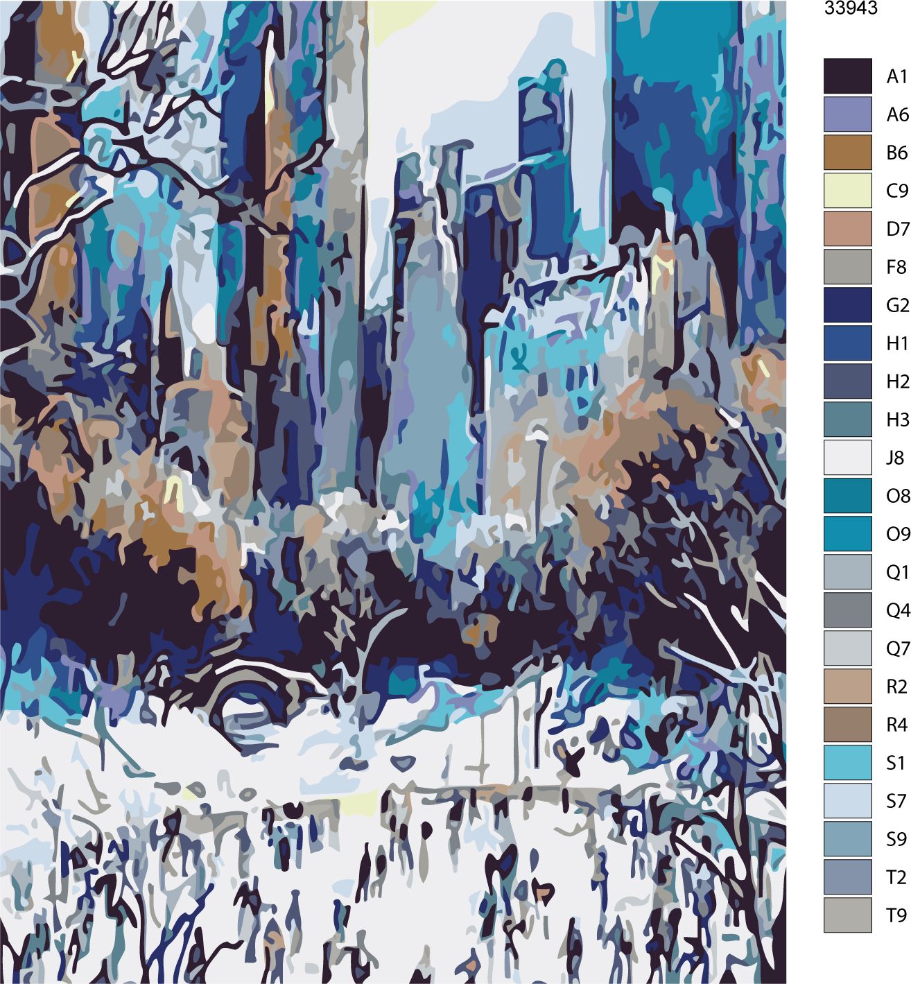 zuty Malování podle čísel - BRUSLENÍ V NEW YORKU - Rozměr: 40x50 cm, Rámování: Varianta: vypnuté plátno na rám - obrázek 18