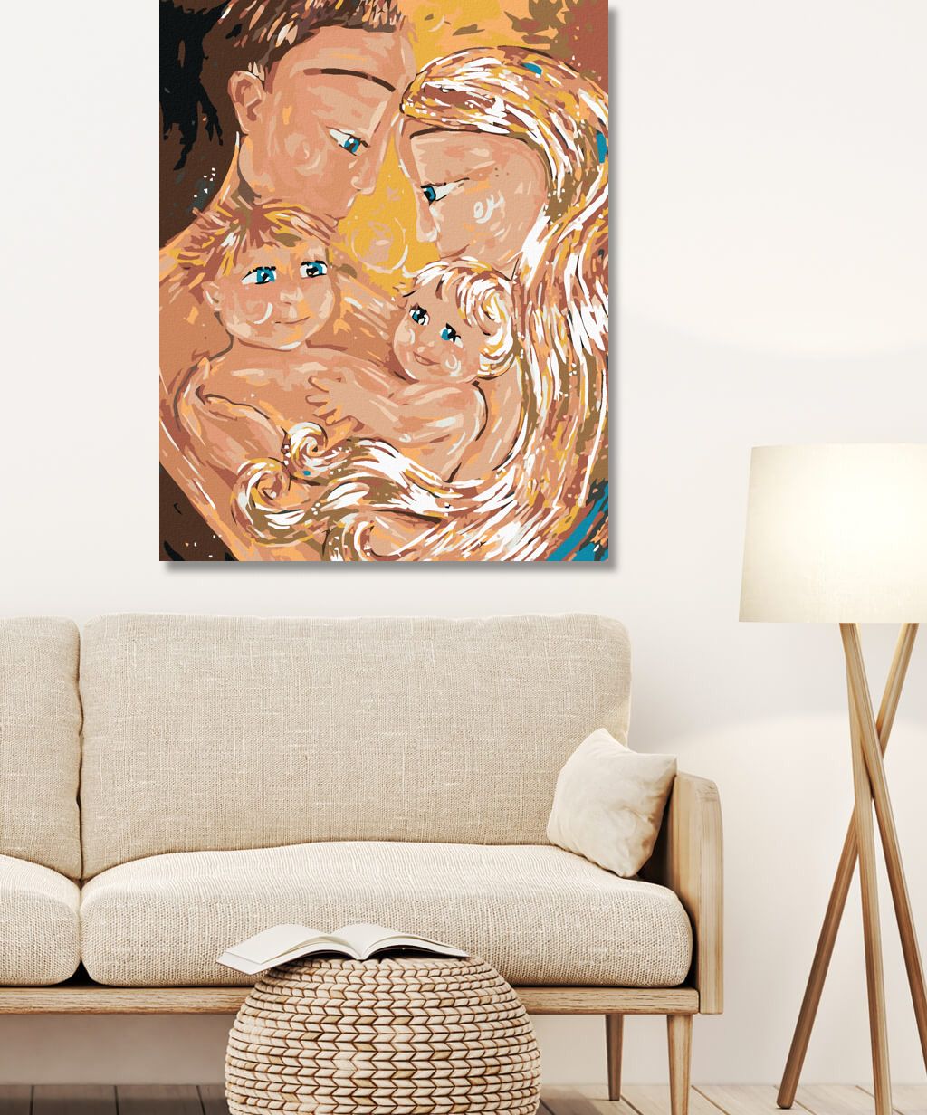 zuty Malování podle čísel - RODINA - Rozměr: 40x50 cm, Rámování: Varianta: vypnuté plátno na rám - obrázek 10