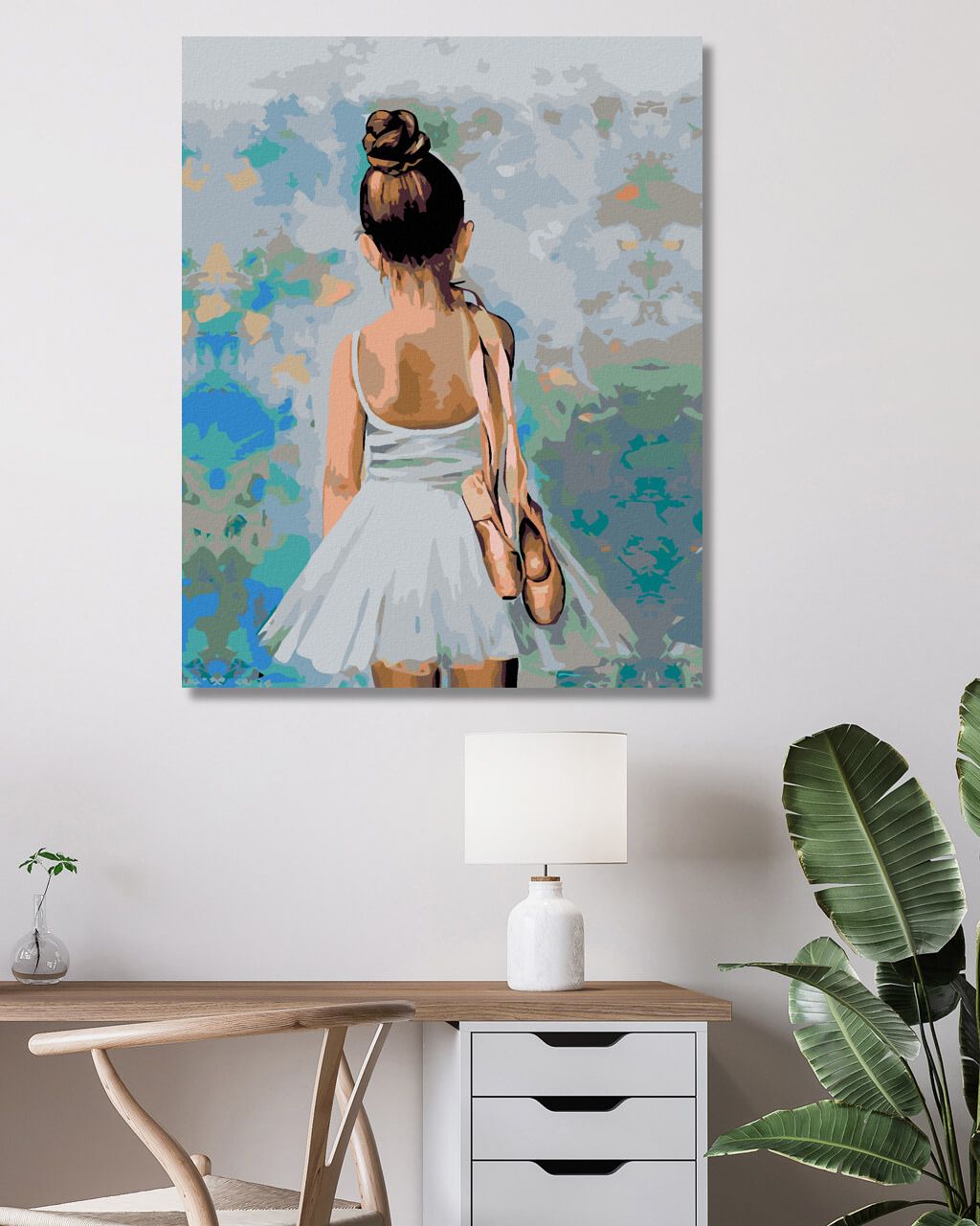 zuty Malování podle čísel - MALÁ BALETKA - Rozměr: 40x50 cm, Rámování: Varianta: vypnuté plátno na rám - obrázek 12