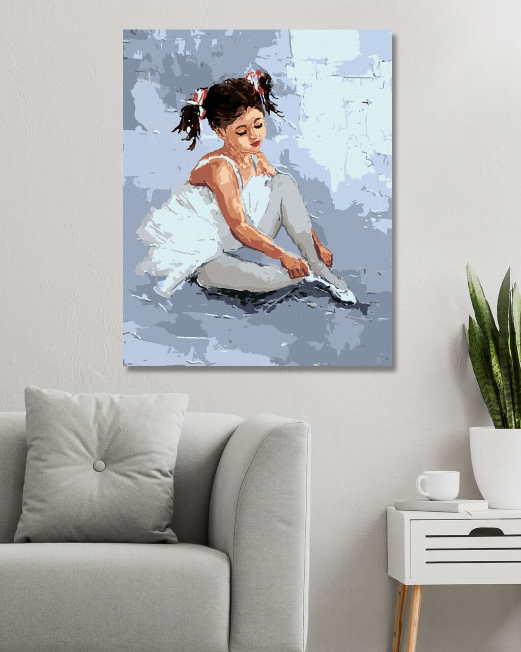 zuty Malování podle čísel - MALÁ BALETKA - Rozměr: 40x50 cm, Rámování: Varianta: vypnuté plátno na rám - obrázek 14