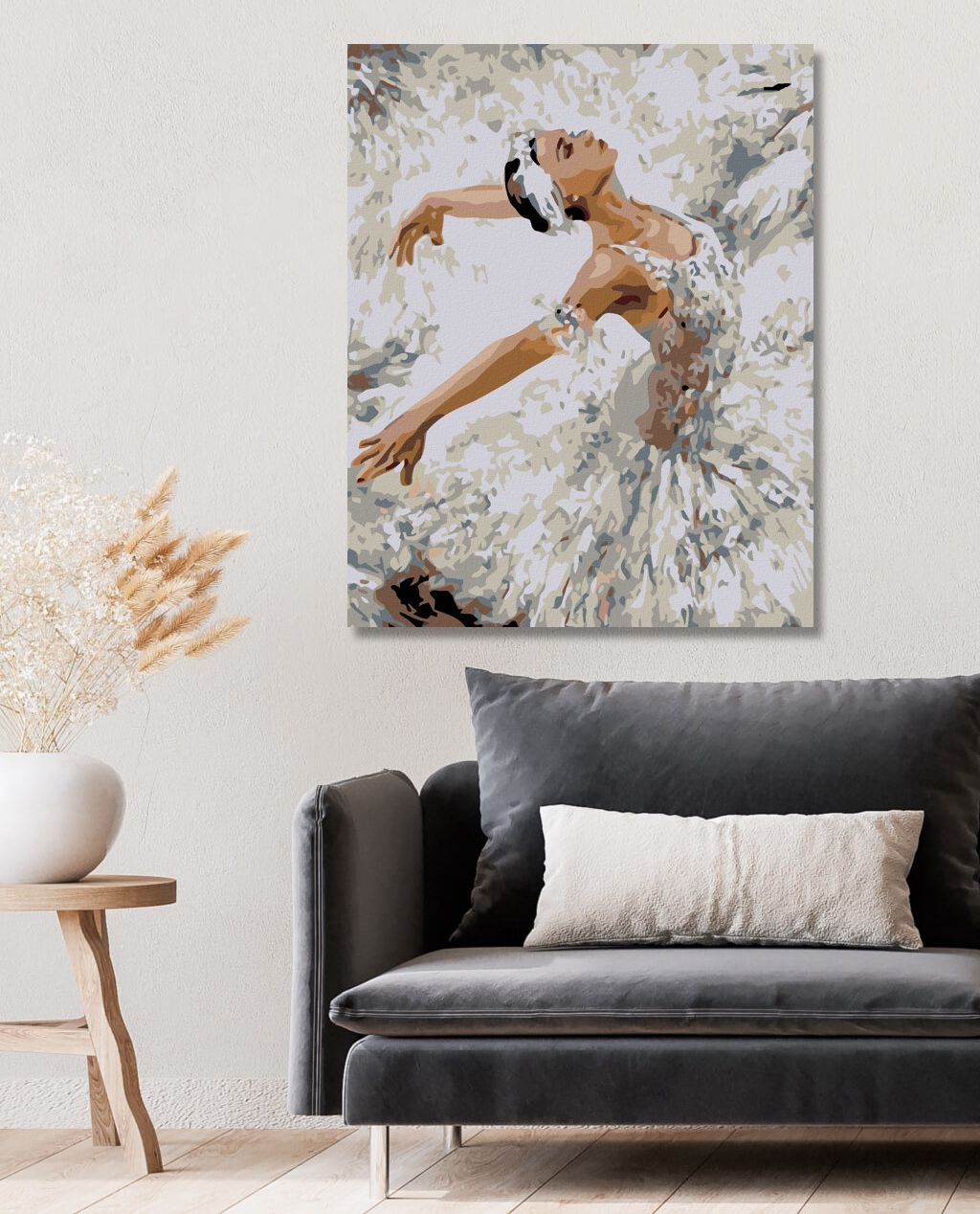 zuty Malování podle čísel - BALETKA V ZÁKLONU - Rozměr: 40x50 cm, Rámování: Varianta: bez rámu a bez vypnutí plátna - obrázek 8