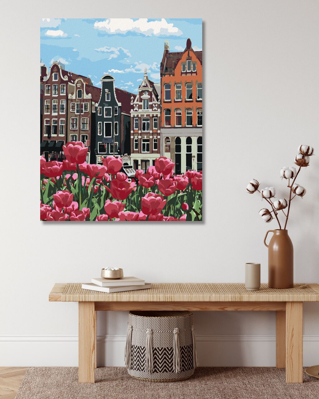 zuty Malování podle čísel - TULIPÁNY V AMSTERDAMU II - Rozměr: 40x50 cm, Rámování: Varianta: vypnuté plátno na rám - obrázek 8