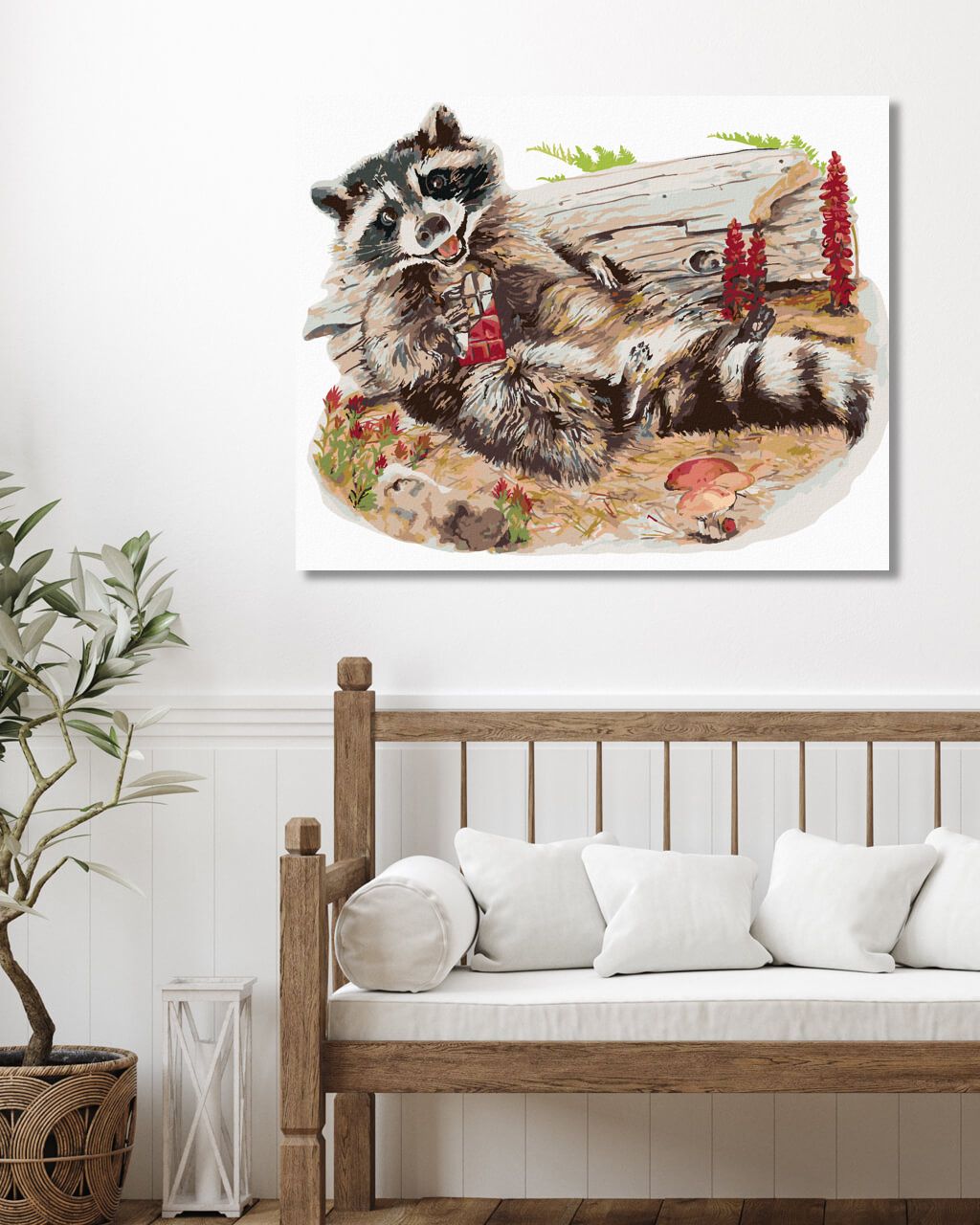 zuty Malování podle čísel - MÝVAL S ČOKOLÁDOU (HOLLY SIMENTAL) - Rozměr: 40x50 cm, Rámování: Varianta: bez rámu a bez vypnutí plátna - obrázek 3