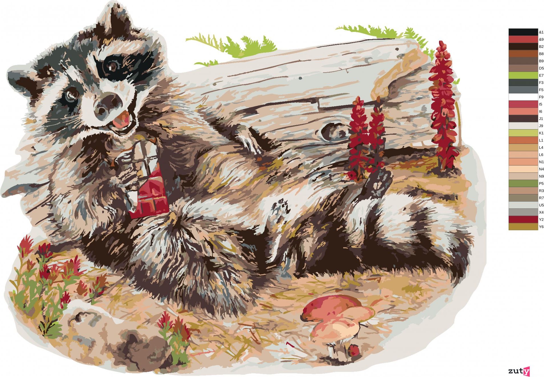zuty Malování podle čísel - MÝVAL S ČOKOLÁDOU (HOLLY SIMENTAL) - Rozměr: 40x50 cm, Rámování: Varianta: vypnuté plátno na rám - obrázek 7