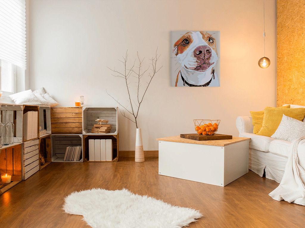 zuty Malování podle čísel - ČEKAJÍCÍ PES - Rozměr: 40x50 cm, Rámování: Varianta: bez rámu a bez vypnutí plátna - obrázek 11