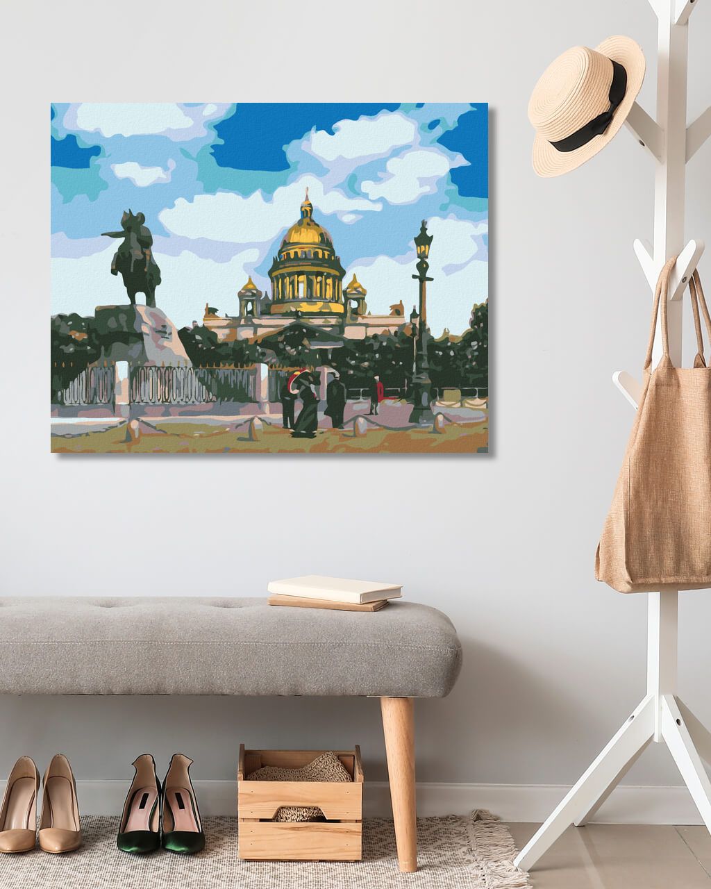zuty Malování podle čísel - PETROHRAD - Rozměr: 40x50 cm, Rámování: Varianta: bez rámu a bez vypnutí plátna - obrázek 5