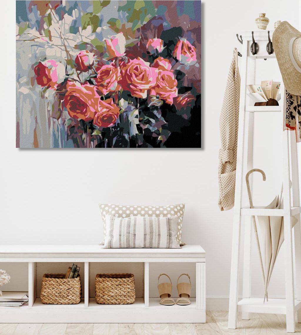 zuty Malování podle čísel - PROSTĚ KRÁSNÁ KYTICE - Rozměr: 40x50 cm, Rámování: Varianta: vypnuté plátno na rám - obrázek 6