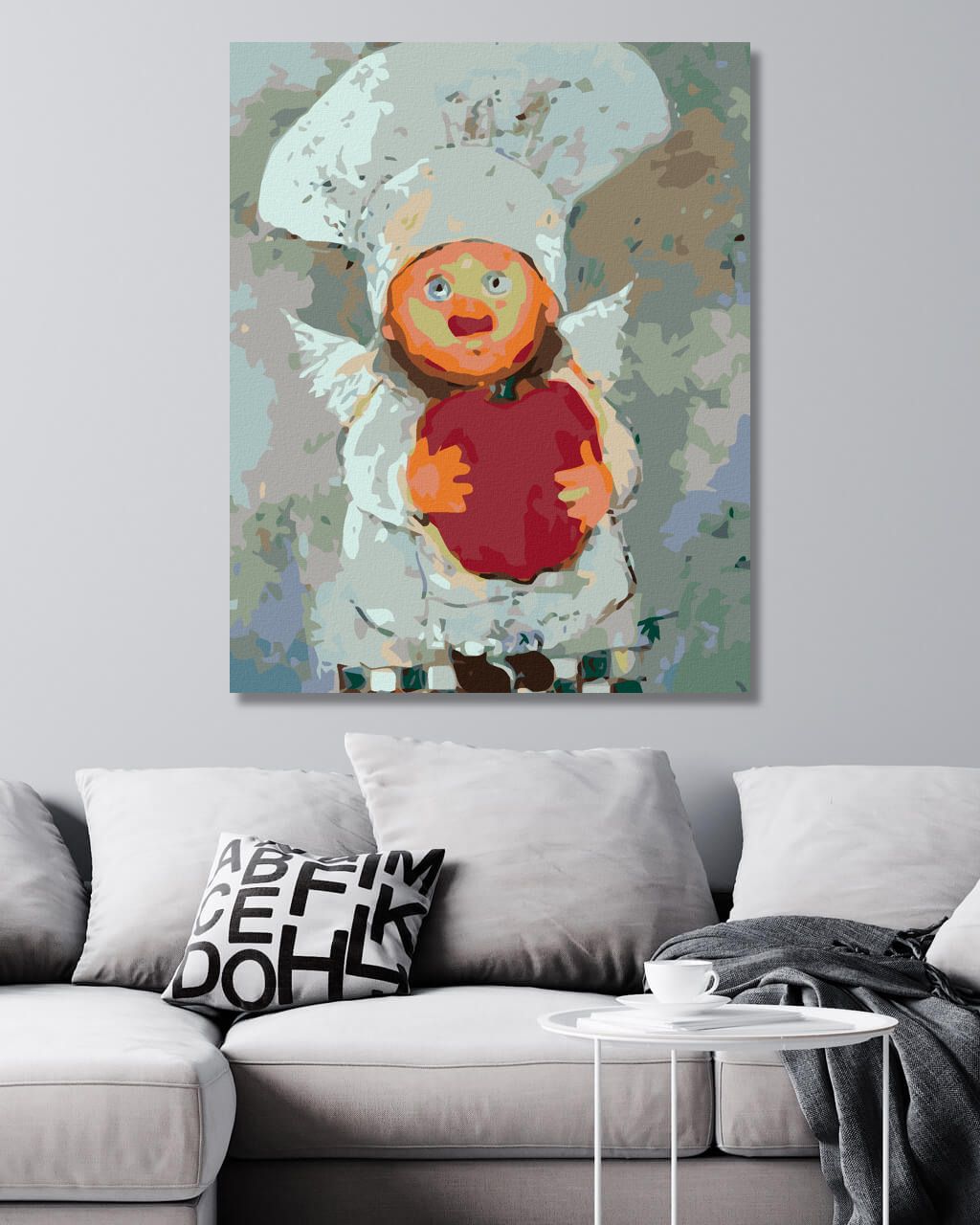 zuty Malování podle čísel - KUCHAŘ S DÝNÍ - Rozměr: 40x50 cm, Rámování: Varianta: bez rámu a bez vypnutí plátna - obrázek 8