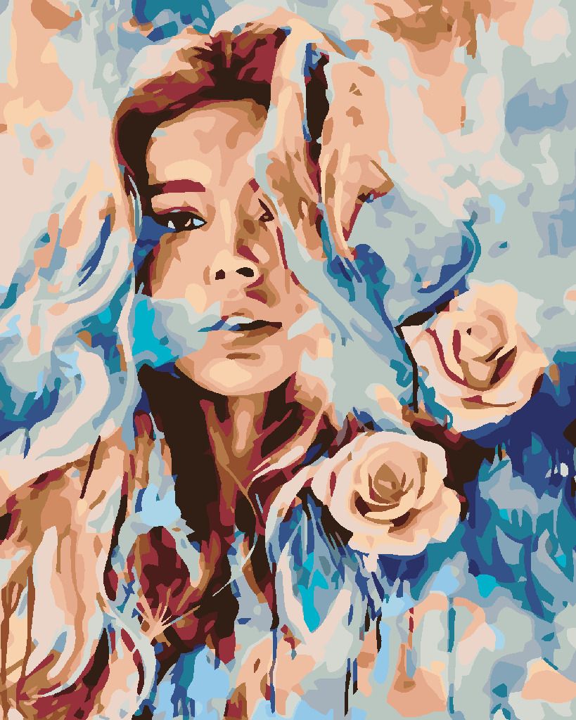 zuty Malování podle čísel - RŮŽOVÁ ŽENA - Rozměr: 40x50 cm, Rámování: Varianta: bez rámu a bez vypnutí plátna - obrázek 10