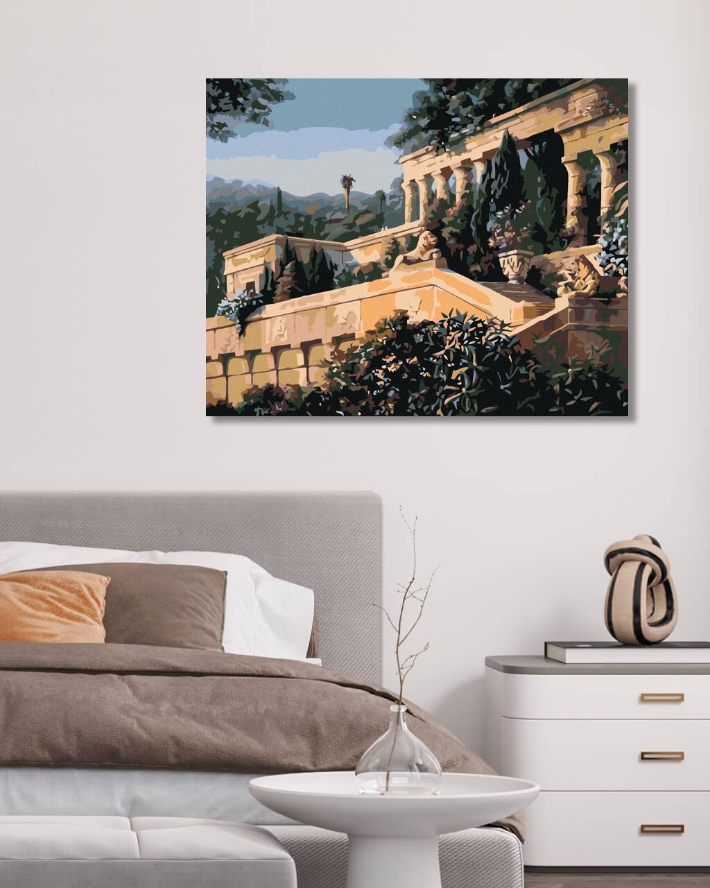 zuty Malování podle čísel - ARCHITEKTURA V ZAHRADĚ - Rozměr: 40x50 cm, Rámování: Varianta: vypnuté plátno na rám - obrázek 7