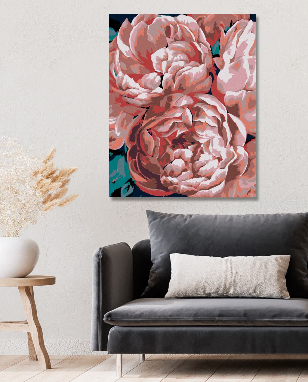 zuty Malování podle čísel - PIVOŇKY VE SVĚTLE - Rozměr: 40x50 cm, Rámování: Varianta: vypnuté plátno na rám - obrázek 8