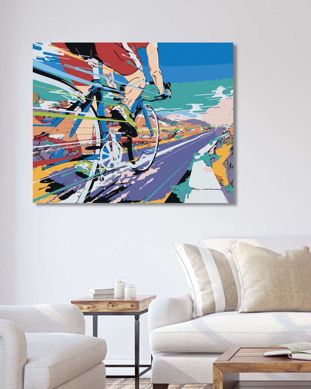 zuty Malování podle čísel - RYCHLÁ JÍZDA - Rozměr: 40x50 cm, Rámování: Varianta: vypnuté plátno na rám - obrázek 5