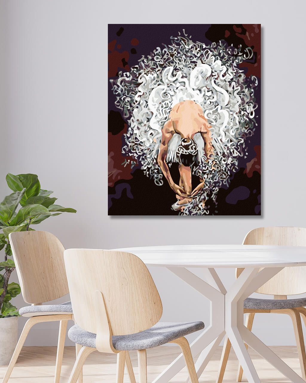 zuty Malování podle čísel - BALETKA V ÚKLONU - Rozměr: 40x50 cm, Rámování: Varianta: bez rámu a bez vypnutí plátna - obrázek 10