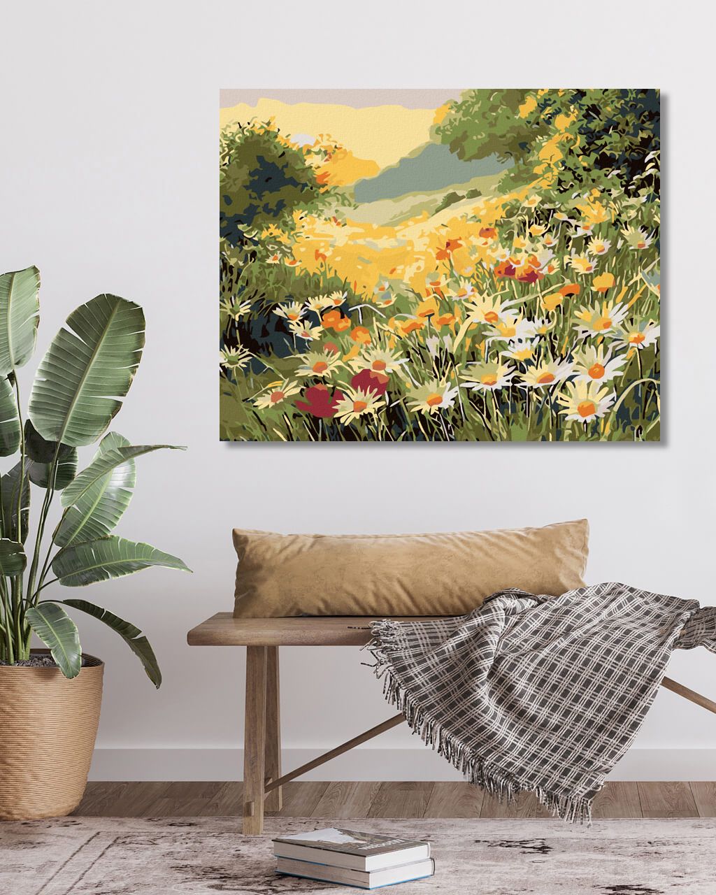 zuty Malování podle čísel - LETNÍ LOUKA - Rozměr: 40x50 cm, Rámování: Varianta: vypnuté plátno na rám - obrázek 6