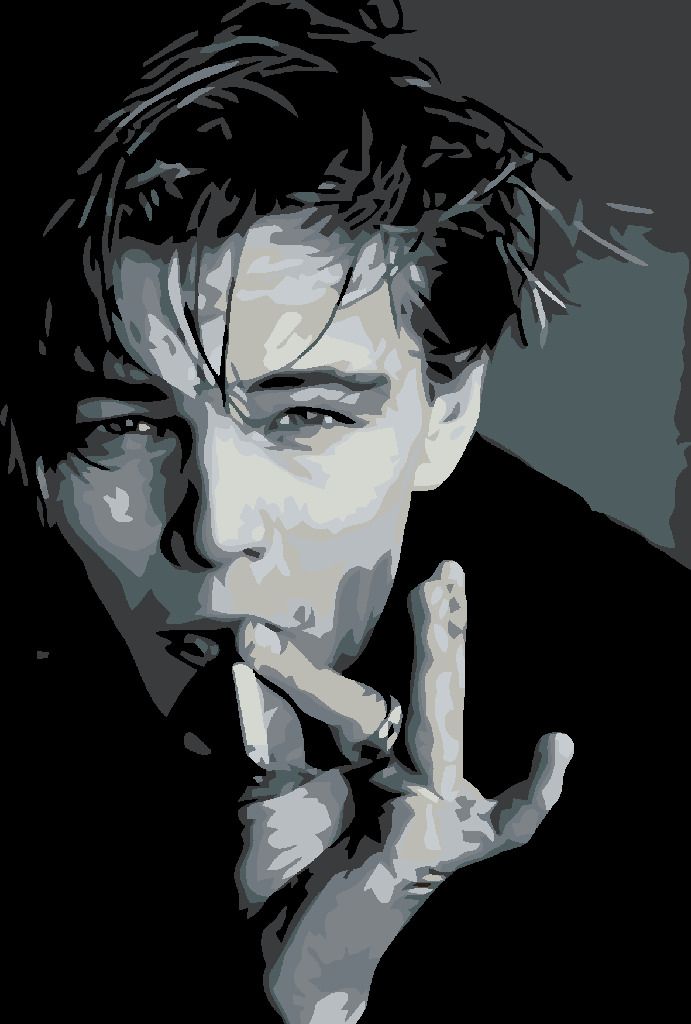zuty Malování podle čísel - LEONARDO DICAPRIO S CIGARETOU - Rozměr: 40x50 cm, Rámování: Varianta: bez rámu a bez vypnutí plátna - obrázek 6