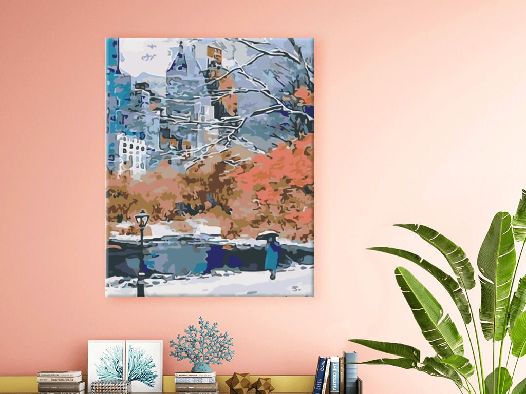 zuty Malování podle čísel - PARK V NEW YORKU - Rozměr: 40x50 cm, Rámování: Varianta: vypnuté plátno na rám - obrázek 7