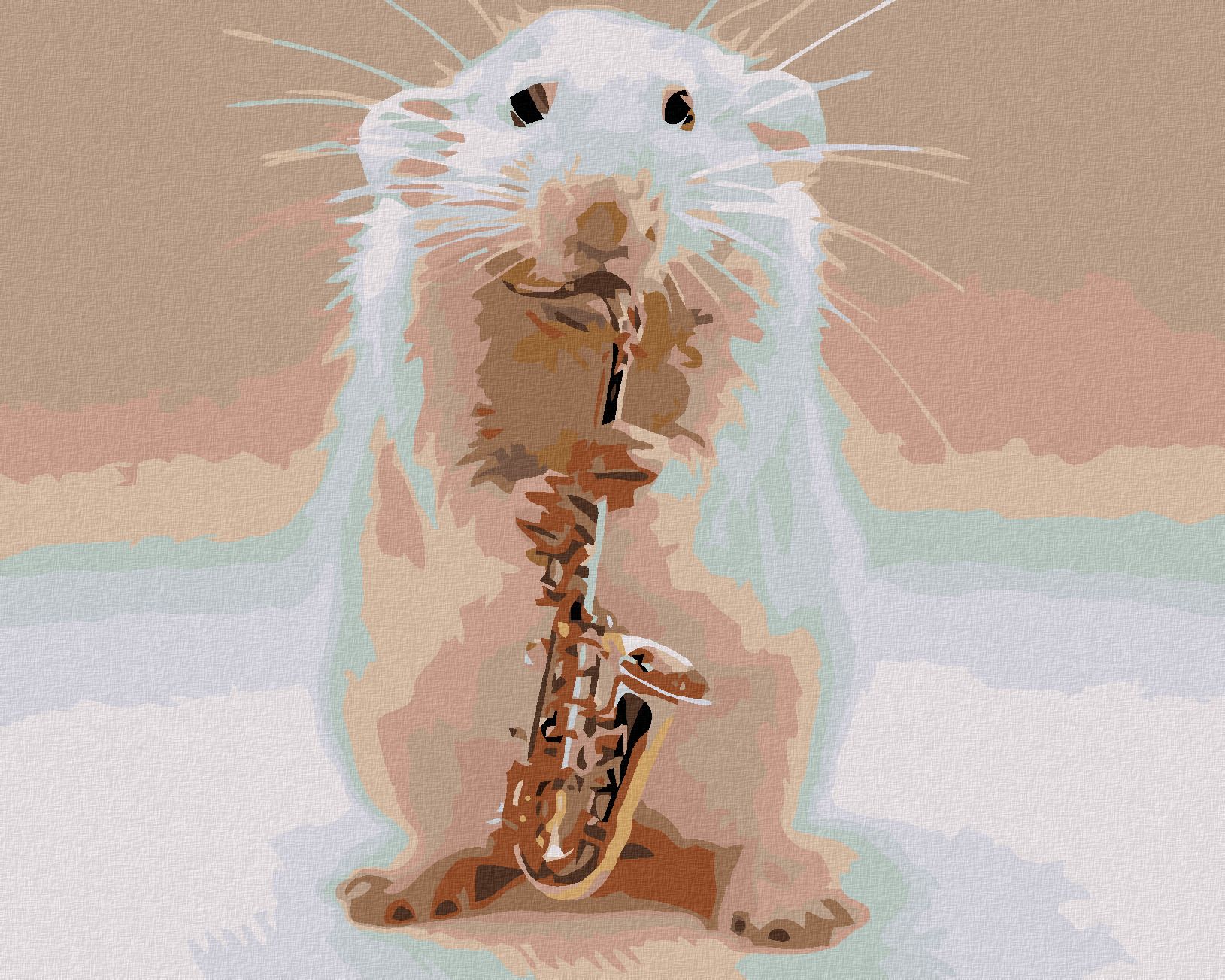 zuty Malování podle čísel - ZLATÝ KŘEČEK - Rozměr: 40x50 cm, Rámování: Varianta: vypnuté plátno na rám - obrázek 1