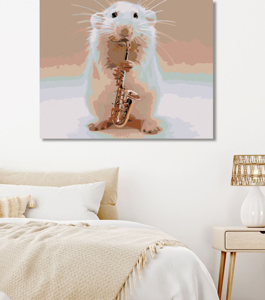 zuty Malování podle čísel - ZLATÝ KŘEČEK - Rozměr: 40x50 cm, Rámování: Varianta: vypnuté plátno na rám - obrázek 6