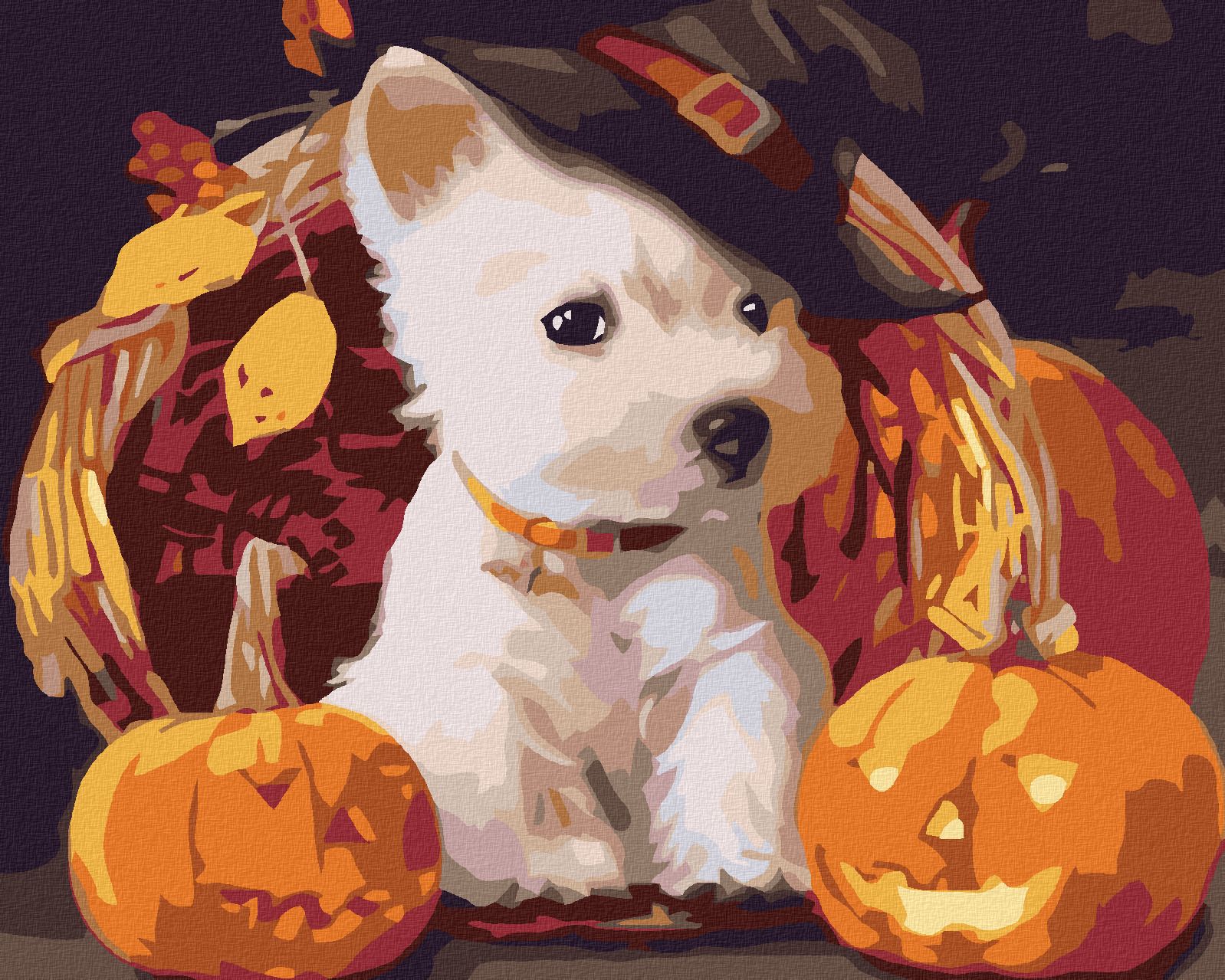 zuty Malování podle čísel - ŠTĚNĚ S DÝNĚMI - Rozměr: 40x50 cm, Rámování: Varianta: vypnuté plátno na rám - obrázek 1