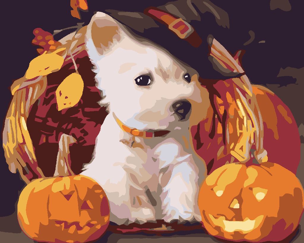 zuty Malování podle čísel - ŠTĚNĚ S DÝNĚMI - Rozměr: 40x50 cm, Rámování: Varianta: vypnuté plátno na rám - obrázek 3