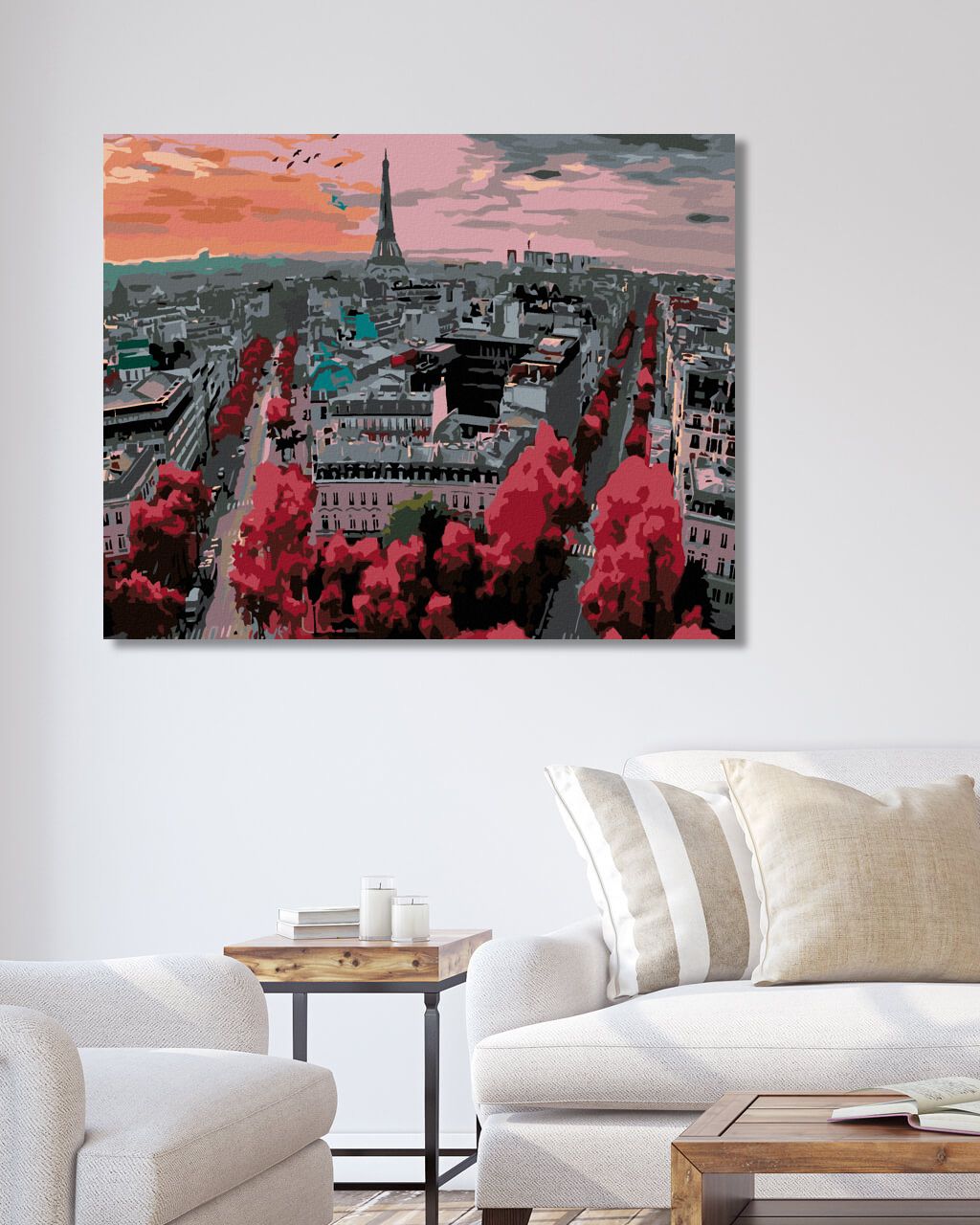 zuty Malování podle čísel - PAŘÍŽ - Rozměr: 40x50 cm, Rámování: Varianta: bez rámu a bez vypnutí plátna - obrázek 3