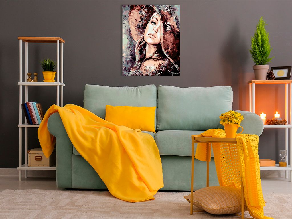 zuty Malování podle čísel - ZASNĚNÁ - Rozměr: 40x50 cm, Rámování: Varianta: vypnuté plátno na rám - obrázek 8