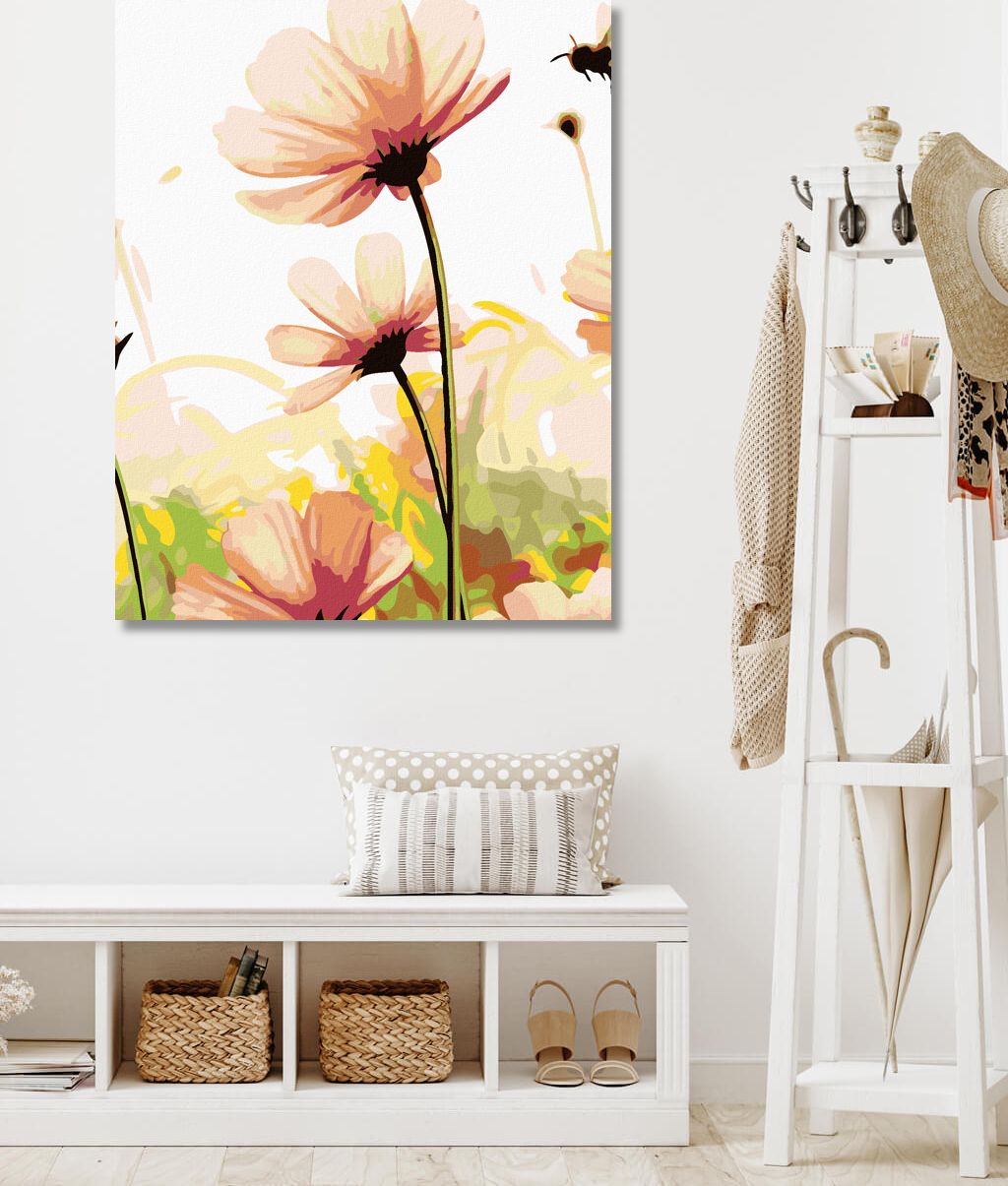 zuty Malování podle čísel - KVĚTY NA LOUCE - Rozměr: 40x50 cm, Rámování: Varianta: vypnuté plátno na rám - obrázek 7