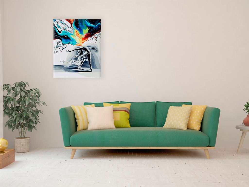 zuty Malování podle čísel - TANEC V BOUŘI - Rozměr: 40x50 cm, Rámování: Varianta: vypnuté plátno na rám - obrázek 16