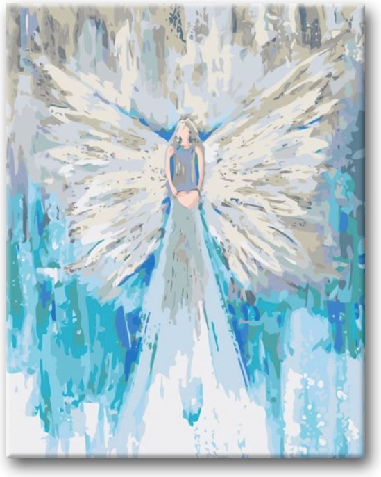 zuty Malování podle čísel - ANDĚLÉ OD LENKY - LOVE ANGEL - Rozměr: 40x50 cm, Rámování: Varianta: bez rámu a bez vypnutí plátna - obrázek 12