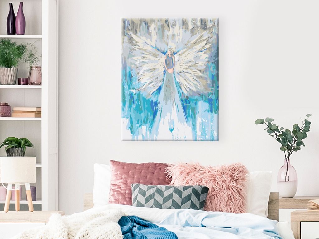 zuty Malování podle čísel - ANDĚLÉ OD LENKY - LOVE ANGEL - Rozměr: 40x50 cm, Rámování: Varianta: bez rámu a bez vypnutí plátna - obrázek 14