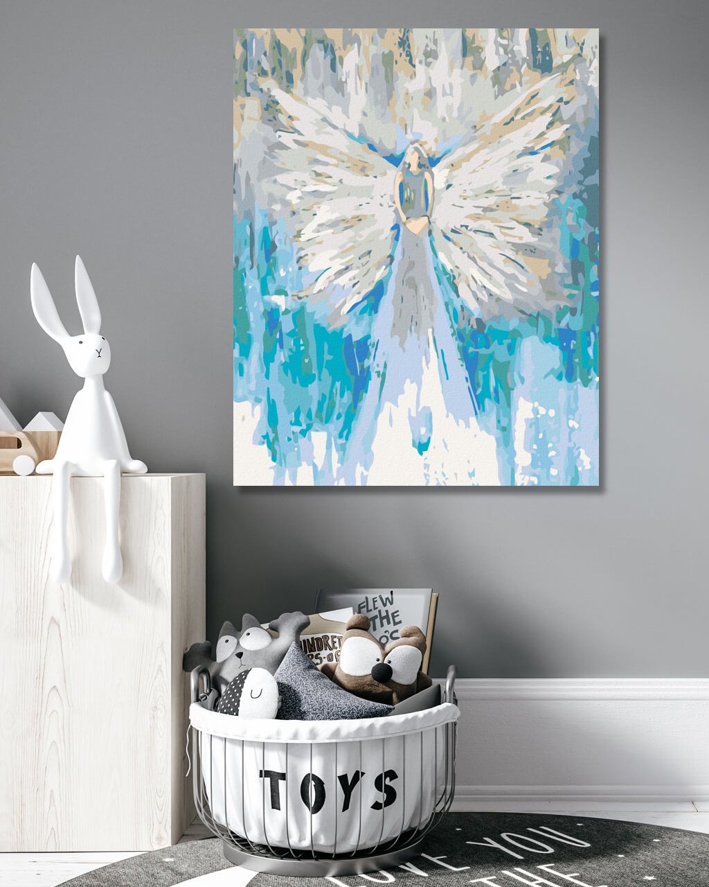 zuty Malování podle čísel - ANDĚLÉ OD LENKY - LOVE ANGEL - Rozměr: 40x50 cm, Rámování: Varianta: bez rámu a bez vypnutí plátna - obrázek 18