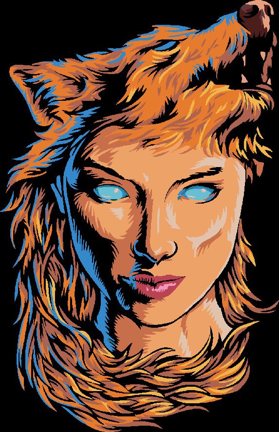zuty Malování podle čísel - ŽENA A VLČÍ HÁBIT - Rozměr: 40x50 cm, Rámování: Varianta: vypnuté plátno na rám - obrázek 4