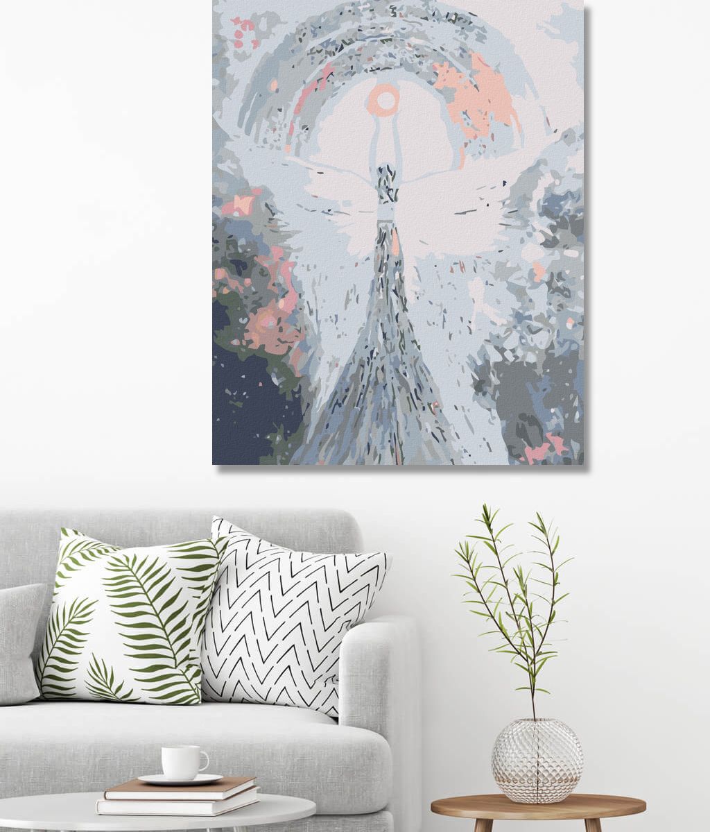 zuty Malování podle čísel - ANDĚLÉ OD LENKY - PEACE ANGEL - Rozměr: 40x50 cm, Rámování: Varianta: vypnuté plátno na rám - obrázek 11