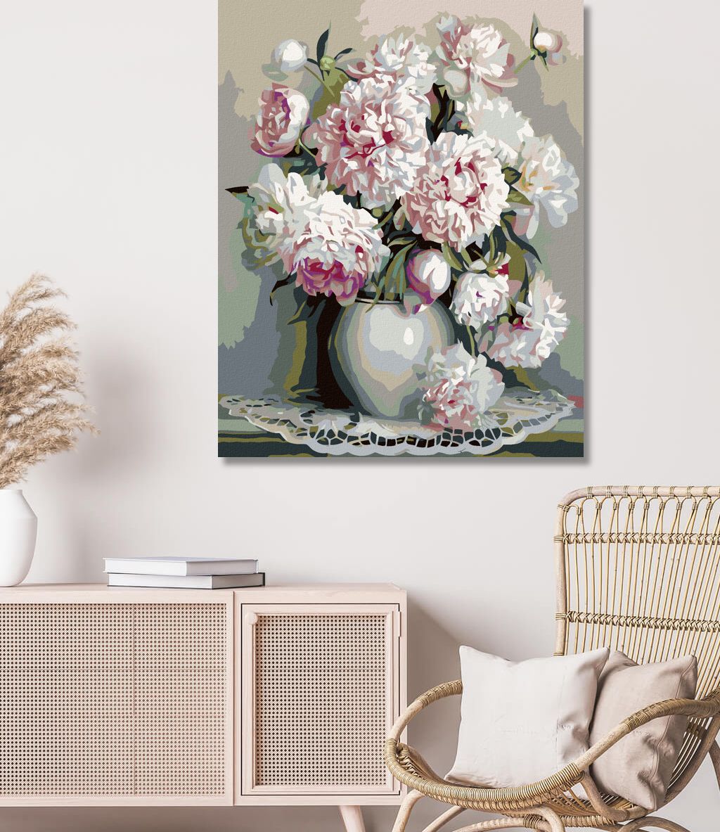 zuty Malování podle čísel - PIVOŇKY - Rozměr: 40x50 cm, Rámování: Varianta: vypnuté plátno na rám - obrázek 9